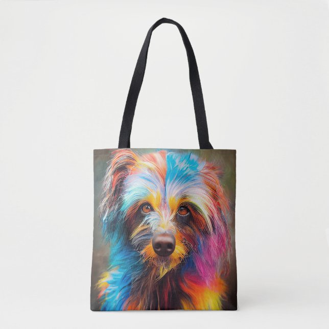 Teckel Dog Pet Cute Adorable Animal Companion Tote Bag (Front)