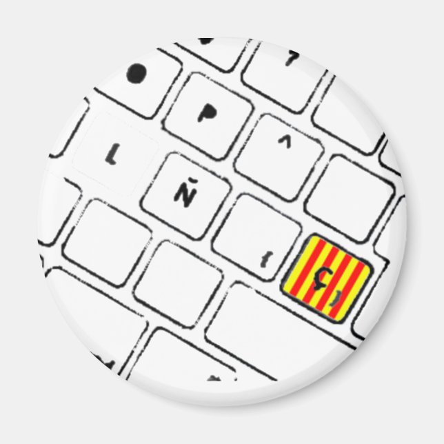 Teclat Ç Magnet (Front)