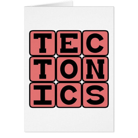 Tectonics, Geological Concept Cards (Front)