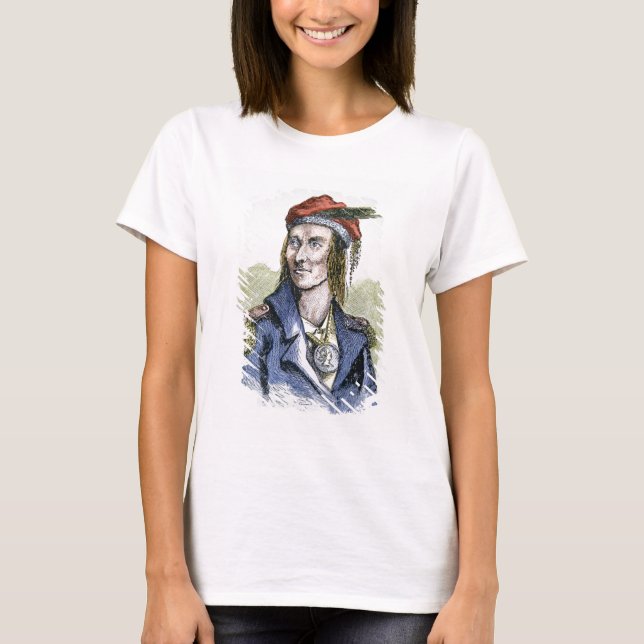 Tecumseh (1768-1813) (coloured engraving) T-Shirt (Front)