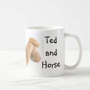 Ted and Horse domino game ... mug