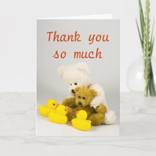 Ted and the Ducks ... Thank You card