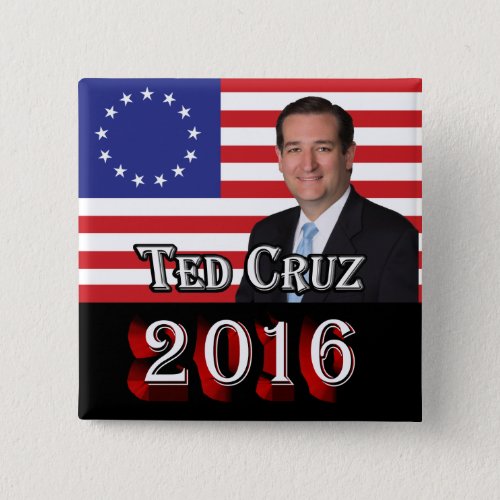 Ted Cruz 2016 _ 13_Star US Flag Button