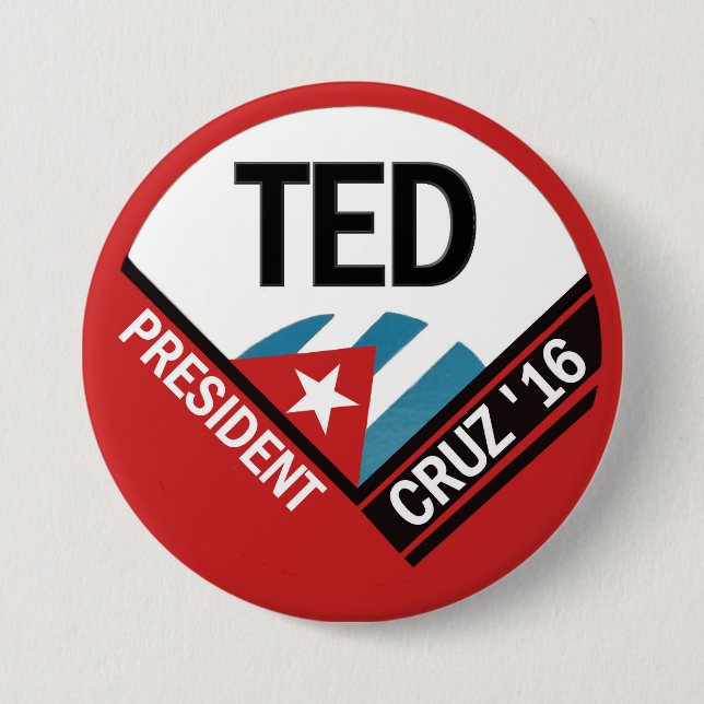 Ted Cruz 2016 Button (Front)