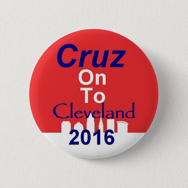 Ted CRUZ 2016 Button (Front)