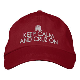 Ted Cruz 2024 - Keep Calm and Cruz On Embroidered Baseball Hat