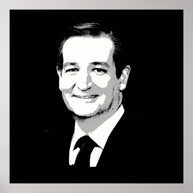 Ted Cruz Face Poster (Front)