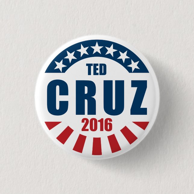 Ted Cruz for president 2016 Button (Front)