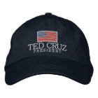 Ted Cruz for President with American Flag