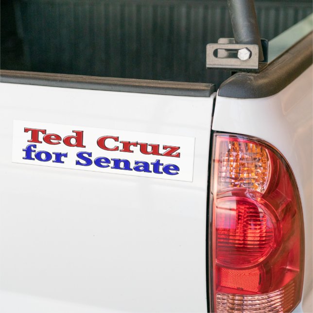 Ted Cruz for Senate  Bumper Sticker (On Truck)