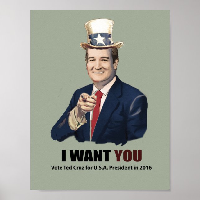 Ted Cruz Poster (Front)
