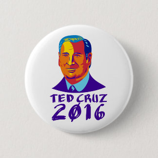 Ted Cruz President 2016 Retro Button