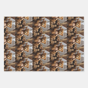Ted. E. Bear Wrapping Paper Sheets