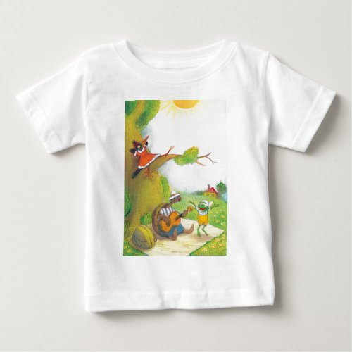 Ted Ed and Caroll The Picnic 1 Baby T_Shirt