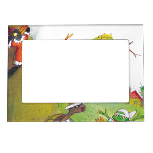 Ted, Ed and Caroll The Picnic 1 Magnetic Photo Frame