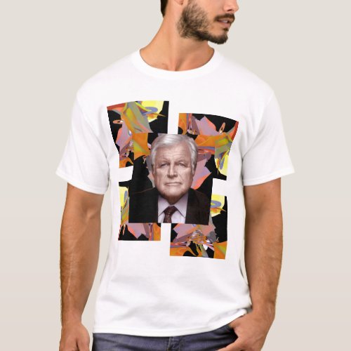 Ted Kennedy Abstract T_Shirt