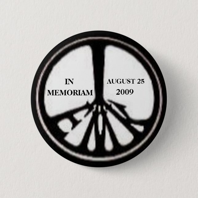Ted Kennedy Memorial Pin (Front)