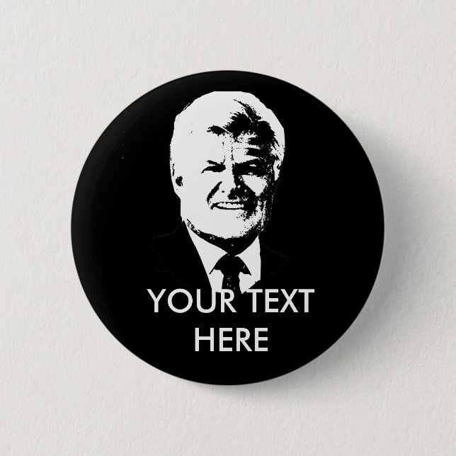 Ted Kennedy Pinback Button (Front)