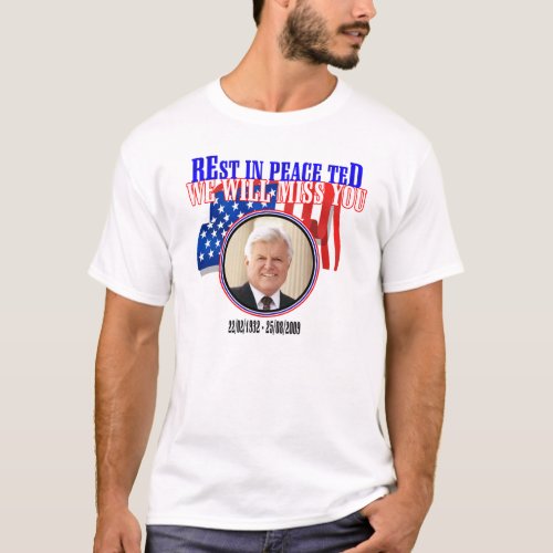 Ted Kennedy portrait Retro Tee