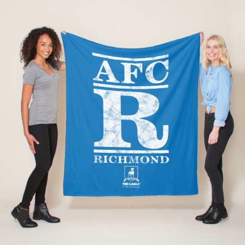 Ted Lasso  AFC R Richmond Text Logo Fleece Blanket