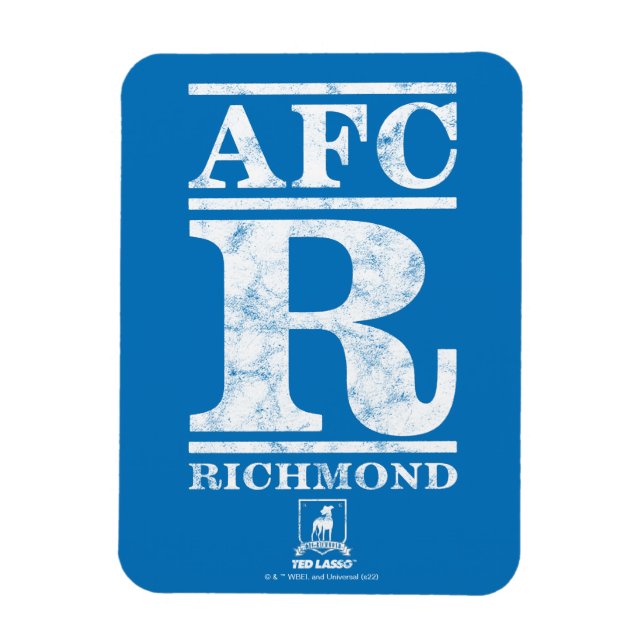 Ted Lasso | AFC R Richmond Text Logo Magnet (Vertical)