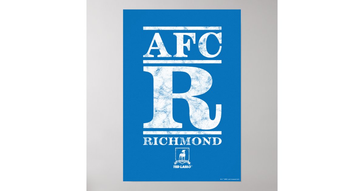 Poster Ted Lasso, AFC Richmond Team Logo