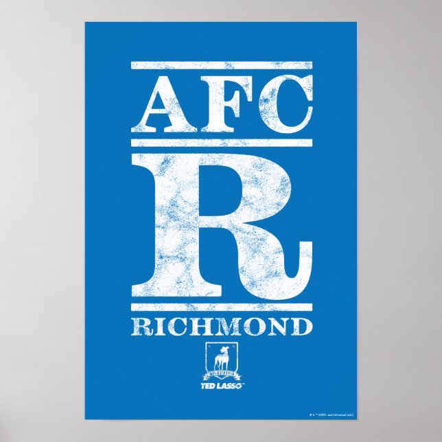 Ted Lasso | AFC R Richmond Text Logo Poster (Front)