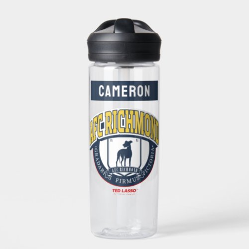 Ted Lasso  AFC Richmond Athletic  Add Your Name Water Bottle