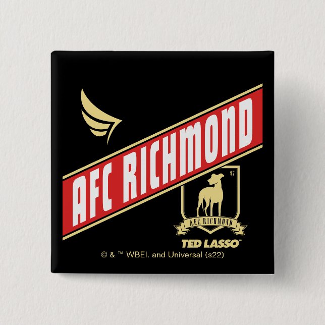Ted Lasso | AFC Richmond Athletic Banner Button (Front)