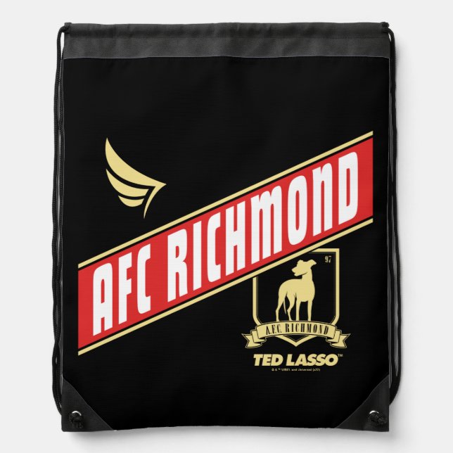 Ted Lasso | AFC Richmond Athletic Banner Drawstring Bag (Front)