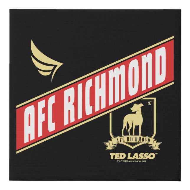 Ted Lasso | AFC Richmond Athletic Banner Faux Canvas Print (Front)