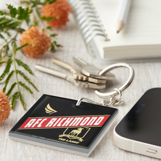 Ted Lasso | AFC Richmond Athletic Banner Keychain (Front Right)