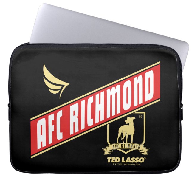 Ted Lasso | AFC Richmond Athletic Banner Laptop Sleeve (Front)