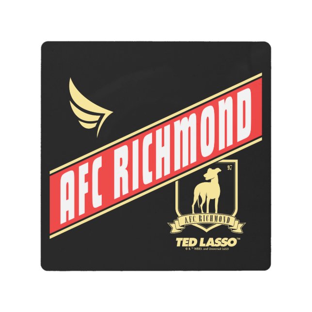 Ted Lasso | AFC Richmond Athletic Banner Metal Print (Front)