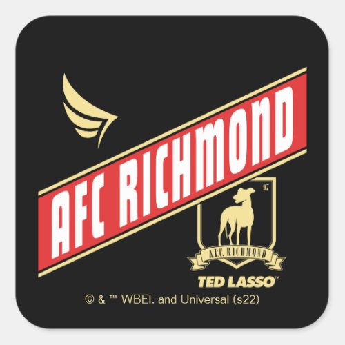 Ted Lasso  AFC Richmond Athletic Banner Square Sticker