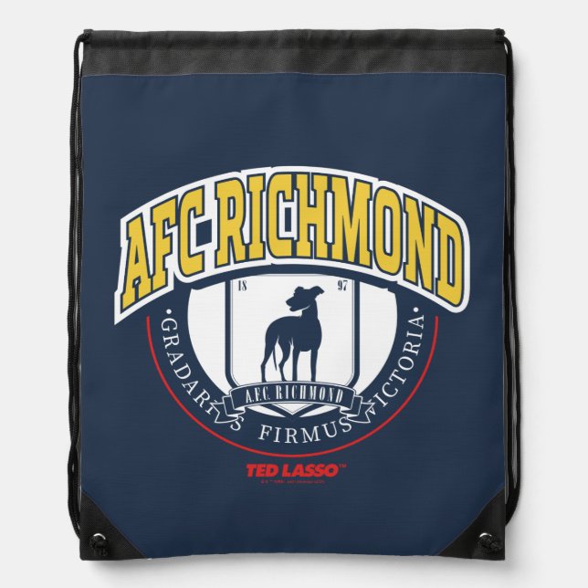 Ted Lasso | AFC Richmond Athletic Circle Badge Drawstring Bag (Front)