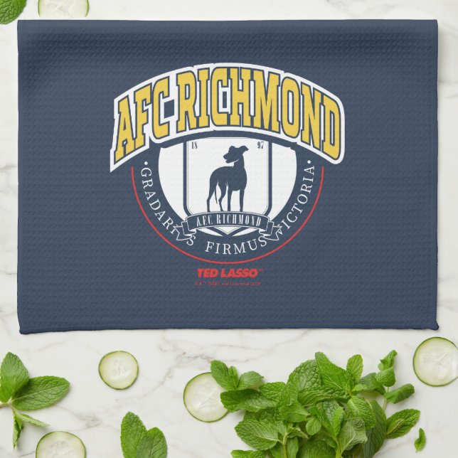 Ted Lasso | AFC Richmond Athletic Circle Badge Kitchen Towel (Folded)