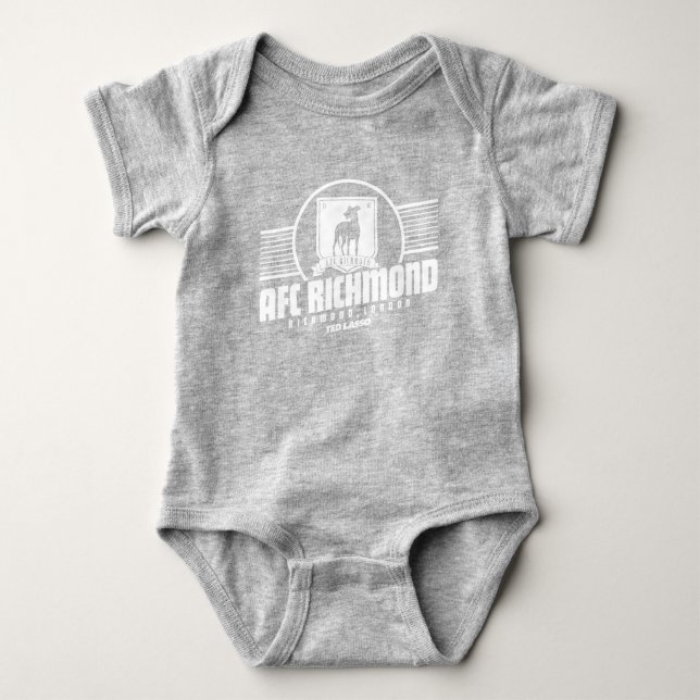 Ted Lasso | AFC Richmond Athletic Stripe Graphic Baby Bodysuit (Front)