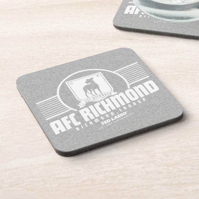 Ted Lasso | AFC Richmond Athletic Stripe Graphic Beverage Coaster (Left Side)