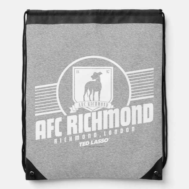 Ted Lasso | AFC Richmond Athletic Stripe Graphic Drawstring Bag (Front)