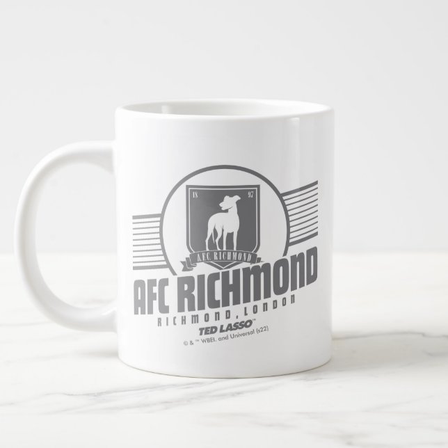 Ted Lasso | AFC Richmond Athletic Stripe Graphic Giant Coffee Mug (Left)