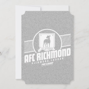 Ted Lasso AFC Richmond Athletic Stripe Graphic Note Card
