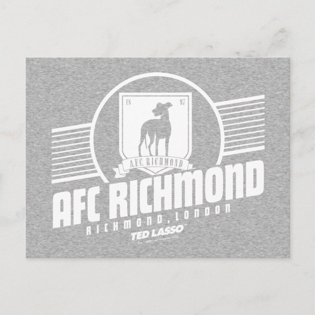 Ted Lasso | AFC Richmond Athletic Stripe Graphic Postcard (Front)