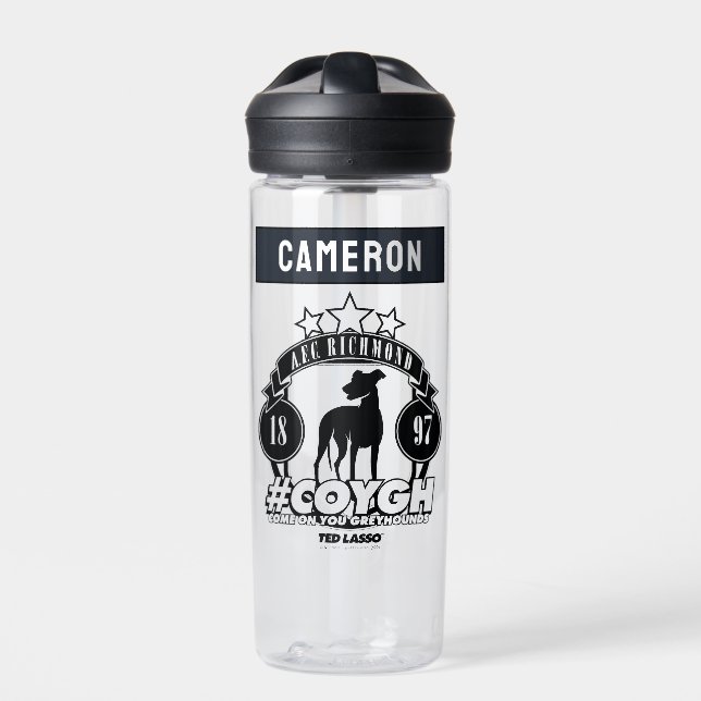 Ted Lasso | AFC Richmond #COYGH | Add Your Name Water Bottle (Front)