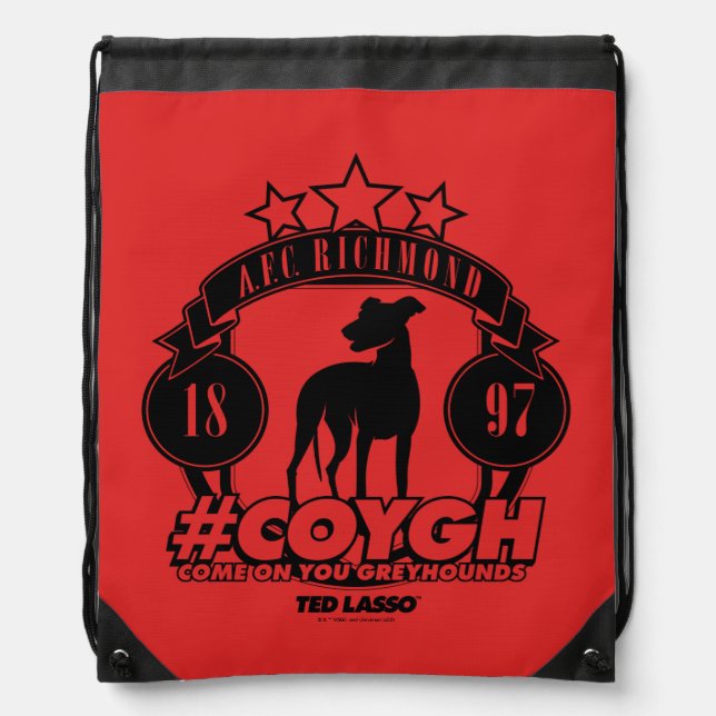 Ted Lasso | AFC Richmond #COYGH Drawstring Bag (Front)
