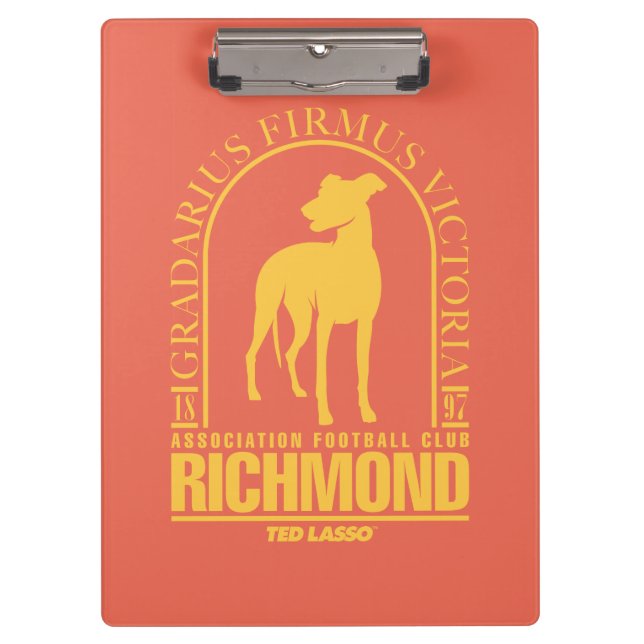 Ted Lasso | AFC Richmond Gold Arched Logo Clipboard (Front)
