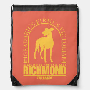 Ted Lasso AFC Richmond Gold Arched Logo Drawstring Bag
