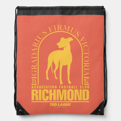 Ted Lasso  AFC Richmond Gold Arched Logo Drawstring Bag