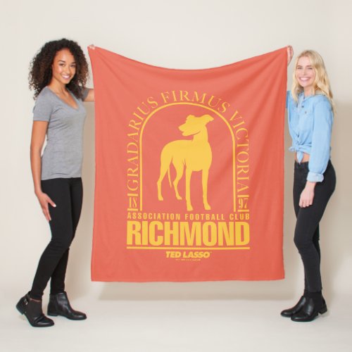 Ted Lasso  AFC Richmond Gold Arched Logo Fleece Blanket