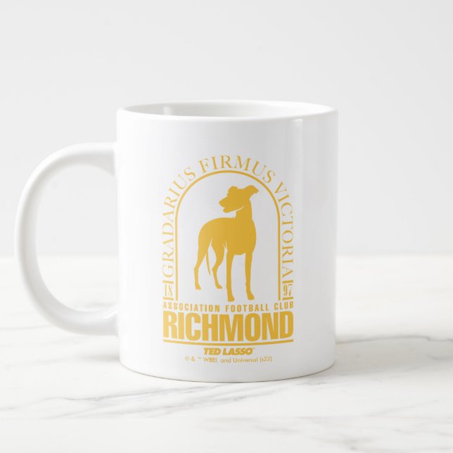Ted Lasso | AFC Richmond Gold Arched Logo Giant Coffee Mug (Left)